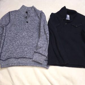 Two EUC Boys Gymboree Sweaters Size 5/6